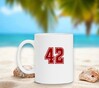 foto 3 Koffiemok met cijfer 42 opdruk