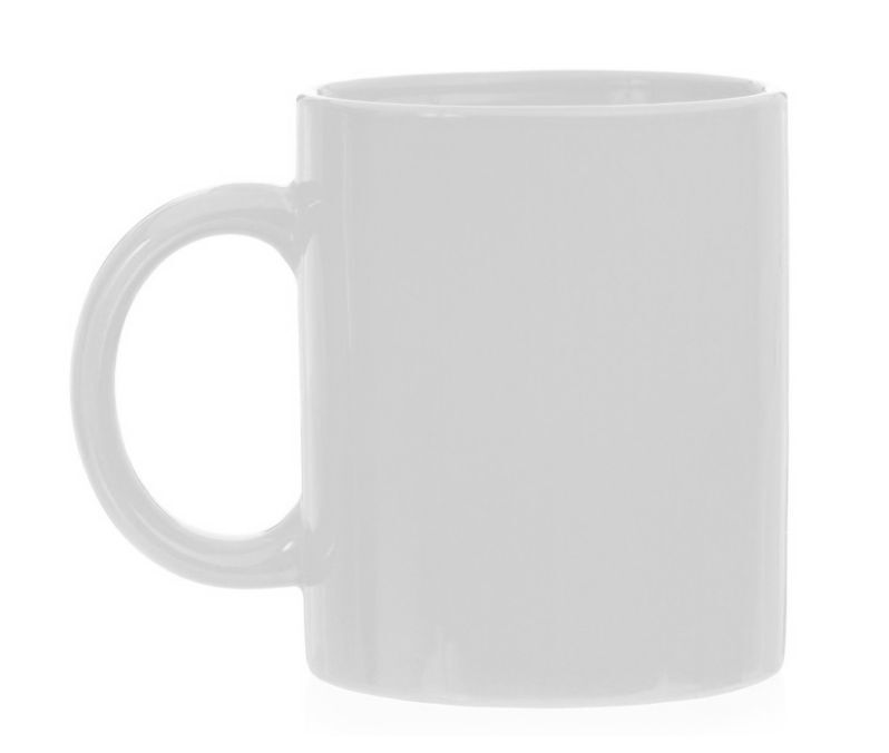 Koffiemok wit 9cm koffiebeker