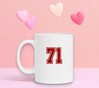 foto 4 Koffiemok wit met getal 71