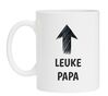 Leuke papa koffiemok wit Vaderdag presentje