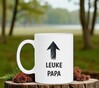 foto 4 Leuke papa koffiemok wit Vaderdag presentje