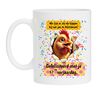 Mok 57ste verjaardag leuk presentje kippen print