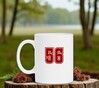 foto 2 Mok getal 56 opdruk