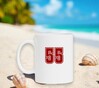 foto 4 Mok met cijfer 55 opdruk