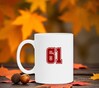 foto 3 Mok met cijfer 61