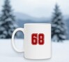 foto 4 Mok met getal 68 erop gedrukt