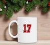 foto 2 Mok wit met het cijfer 17 als opdruk