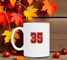 foto 3 Mokje wit met cijfer 35 opdruk