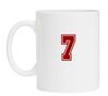 foto 1 Mokje wit met getal 7 als opdruk