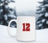 foto 3 Wit mokje met het cijfer 12