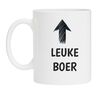 Witte mok leuke broer