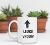 foto 4 Witte mok voor een leuke vrouw