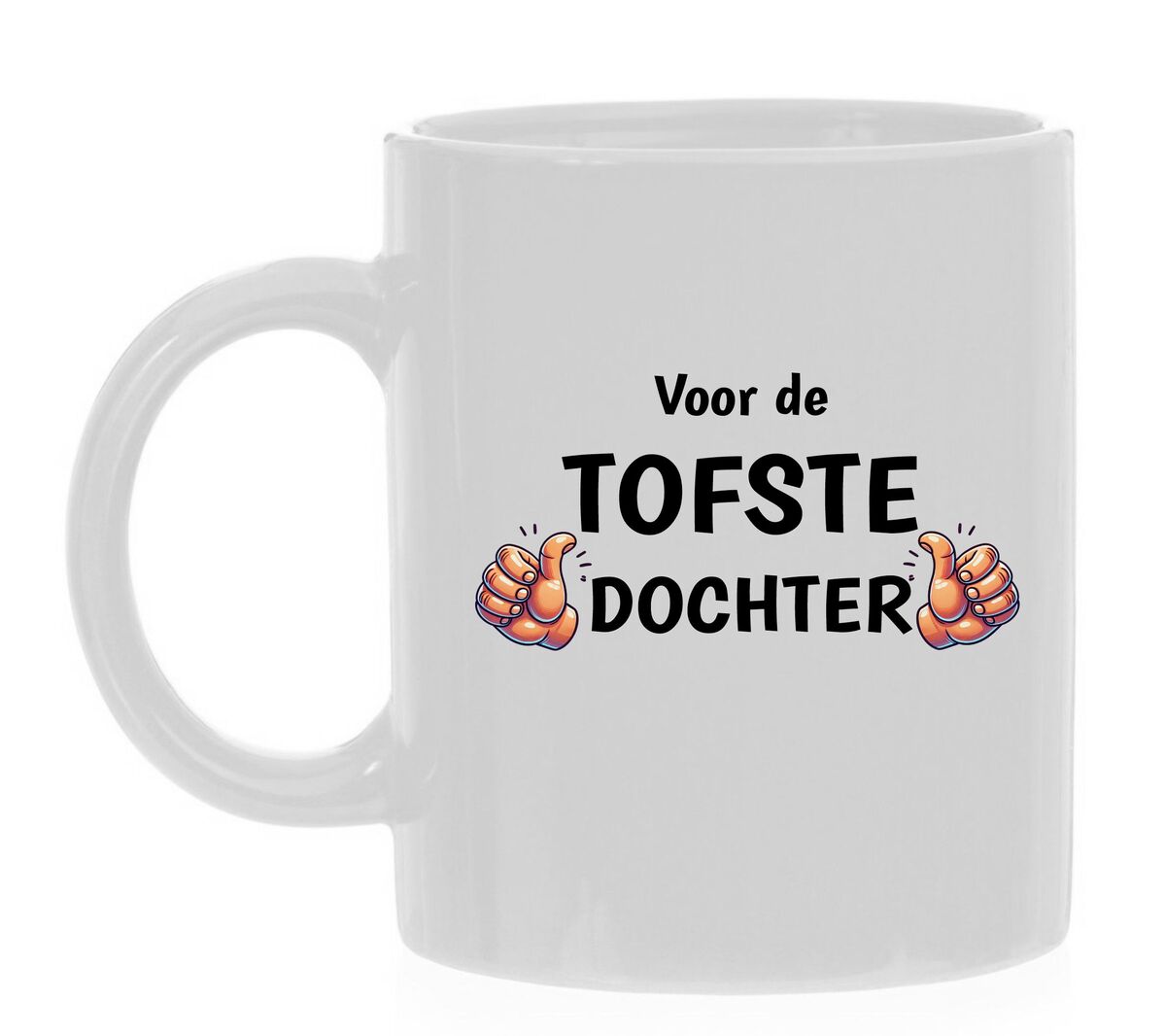 Bedrukte mok voor een hele lieve dochter