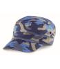 camouflage urban cap pet blauw