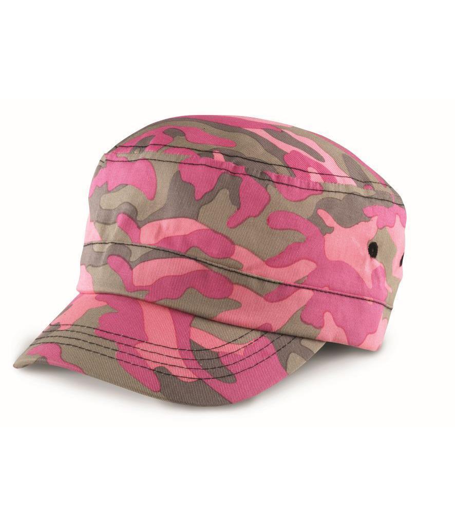 Camouflage urban cap pet leger roze