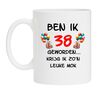 foto 1 Feestelijke mok voor een verjaardag party voor een leeftijd van 38 jaar