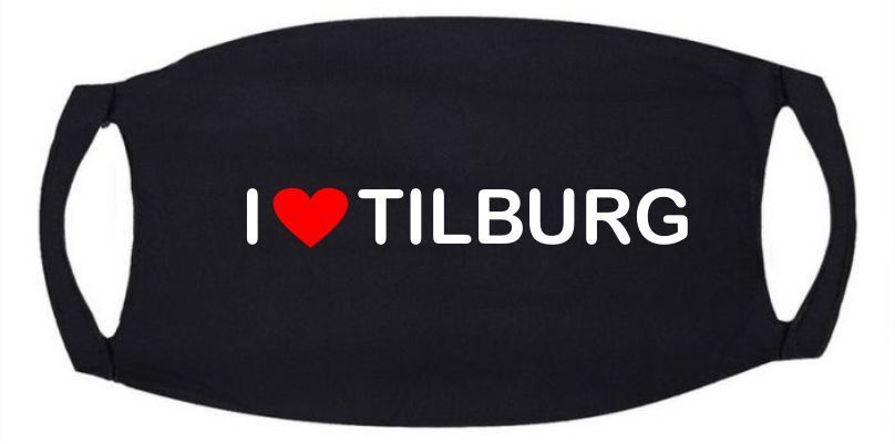 I love Tilburg mondmasker mondkapje
