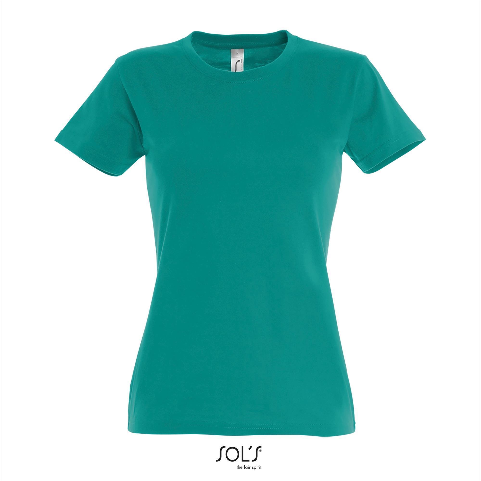 Klassieke dames T-shirt Emerald