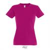 Klassieke dames T-shirt Fuchsia