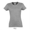 Klassieke dames T-shirt grijs Melange