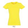 Klassieke dames T-shirt Lemon geel