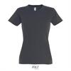 Klassieke dames T-shirt muis grijs