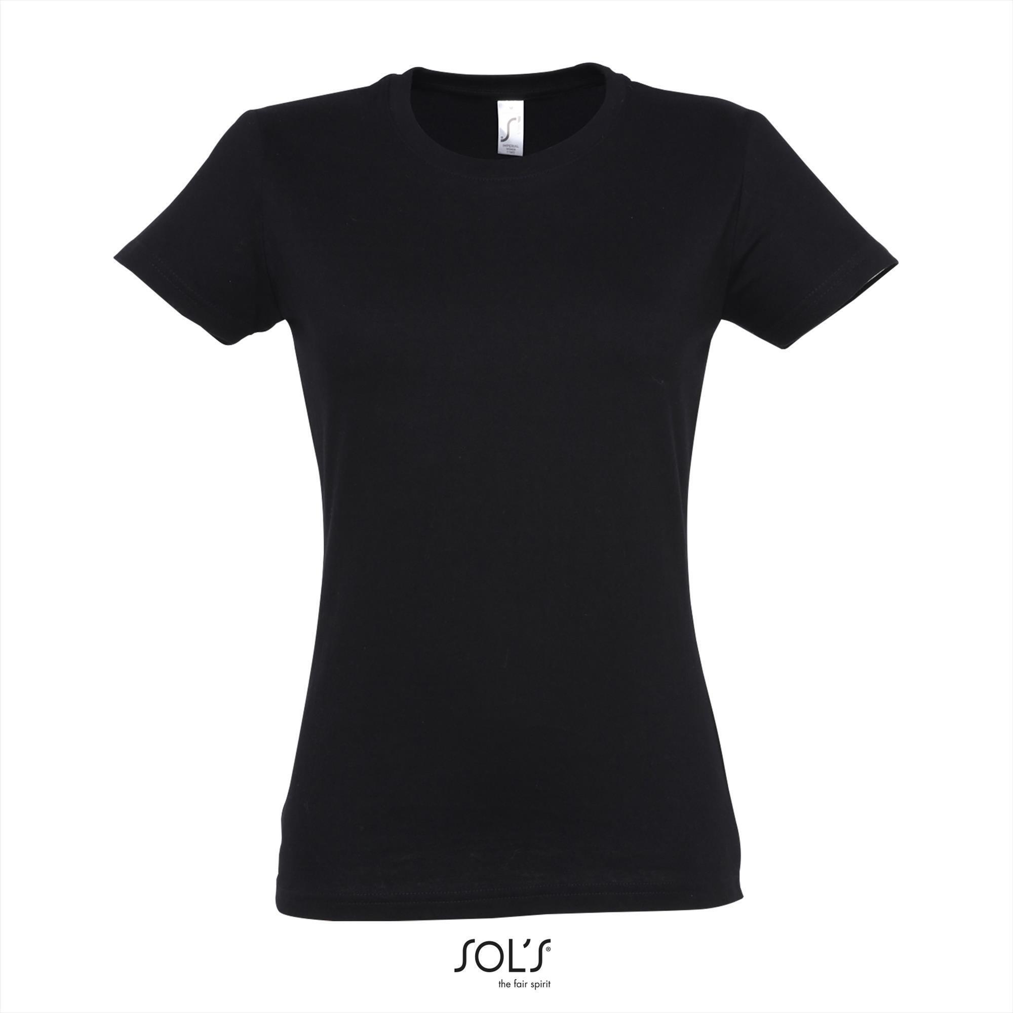 Klassieke dames T-shirt zwart