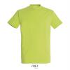 Klassieke heren T-shirt appeltjes groen