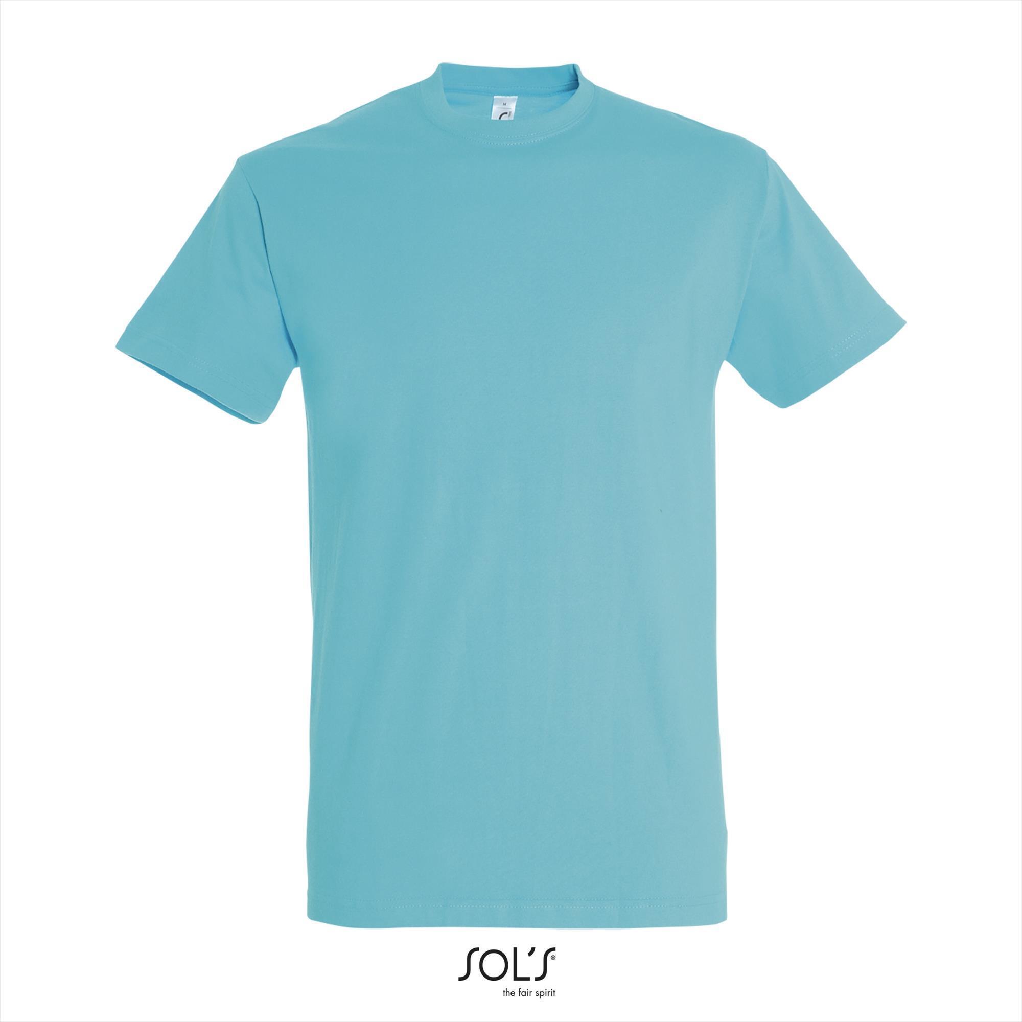 Klassieke heren T-shirt Atoll blauw