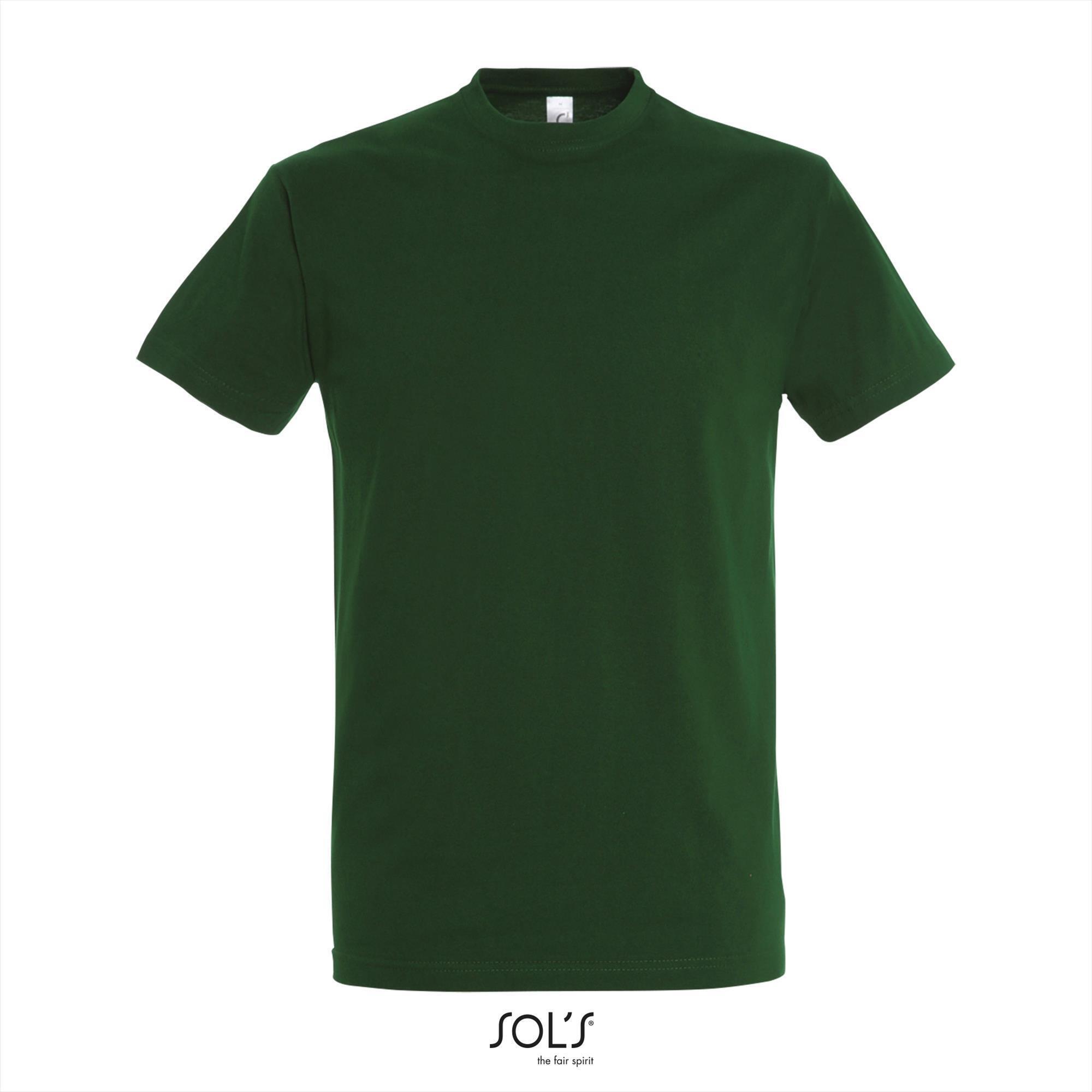 Klassieke heren T-shirt bottle groen