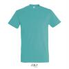 Klassieke heren T-shirt Caribbean blauw