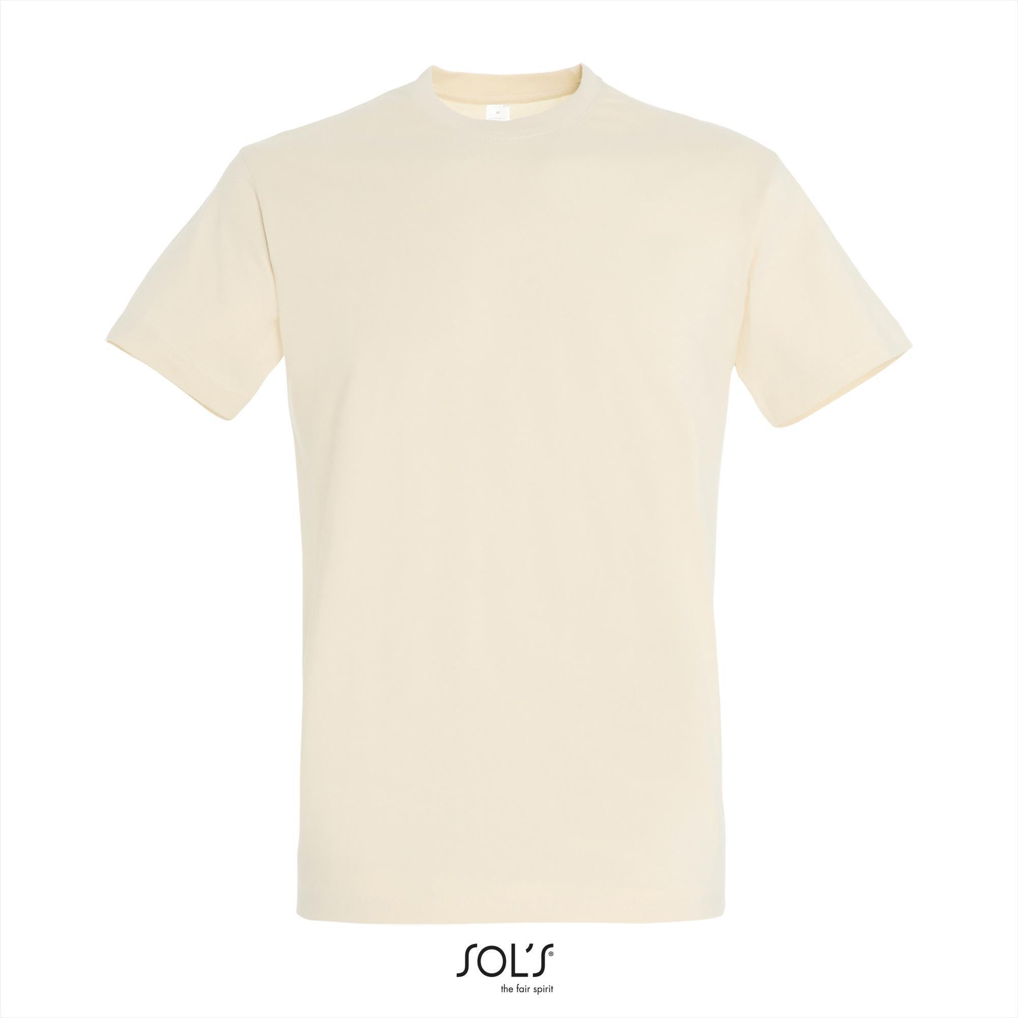 Klassieke heren T-shirt creme