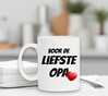 foto 2 koffie mok voor de liefste opa leuk bedankje