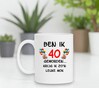 foto 4 Koffiemok feest verjaardag orgineel  met tekst en print 40 jaar