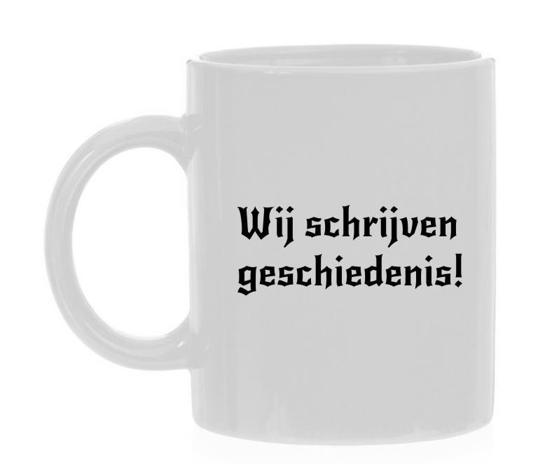 Koffiemok Wij schrijven geschiedenis