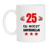 Koffiemok woest aantrekkelijk leuk cadeau 25 jaar