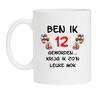 Leuke beker mok orgineel feestelijk verjaardag twaalf jaar
