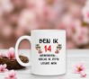 foto 4 Mok met grappige tekst en orignele feestelijk print leeftijd verjaardag 14 jaar
