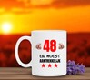 foto 2 Mok met leuke opdruk woest aantrekkelijk verjaardag 48 jaar
