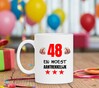 foto 4 Mok met leuke opdruk woest aantrekkelijk verjaardag 48 jaar