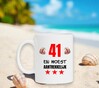 foto 4 Mok met opdruk grappige tekst en leeftijd 41 jaar