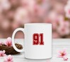 foto 4 Mok wit cijfer 91 als print