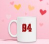 foto 3 Mok wit met getal 94 als opdruk