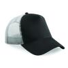 Mooie truckers cap pet zwart met grijs