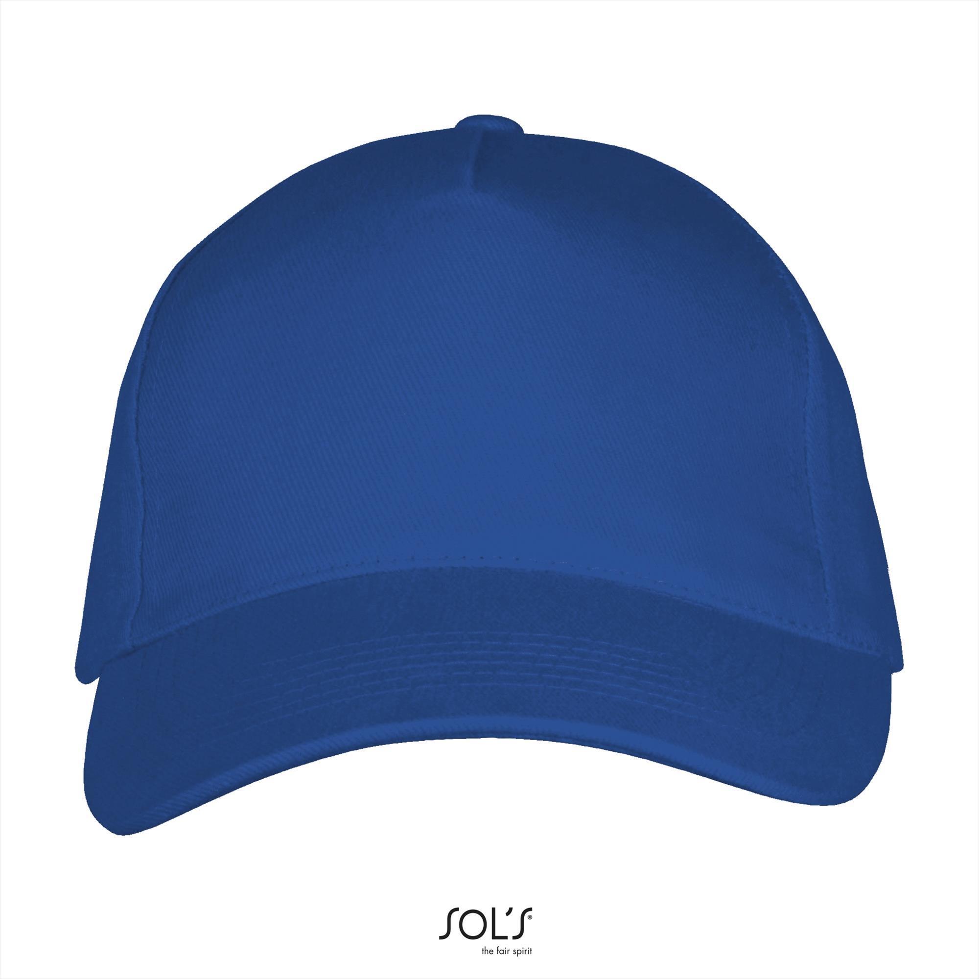 Pet cap royal blauw