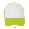 Pet Neon groen met gaas aan de achterkant Cap jaren 80 eighties