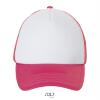 foto 1 Pet Neon Roze pink met gaas aan de achterkant Cap jaren 80 eighties
