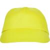 foto 2 Petje geel 5-panel cap met 2 geborduurde ventilatiegaatjes.