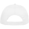 foto 3 Petje wit 5-panel cap met 2 geborduurde ventilatiegaatjes.