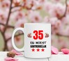 foto 2 Thee mok verjaardag 35 leeftijd met leuke tekst voor een woest aantrekkelijke dame of man